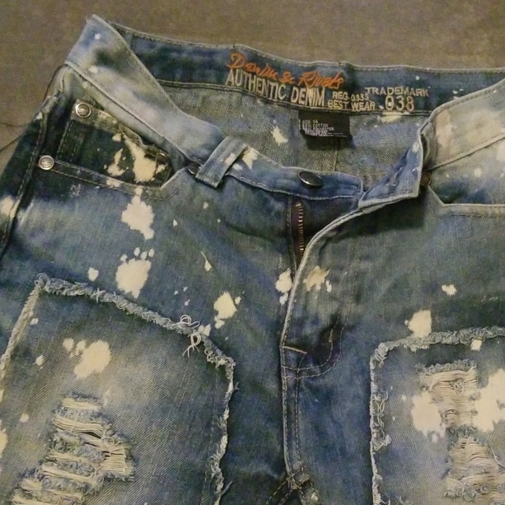 Designer Denim shorts - Picture 2 of 2
